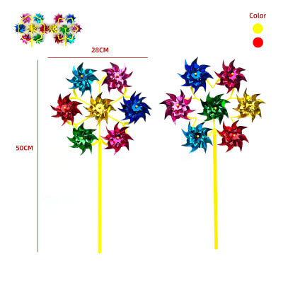 REMOLINO MOLINO DE VIENTO 7 PUNTAS 28X50CM1