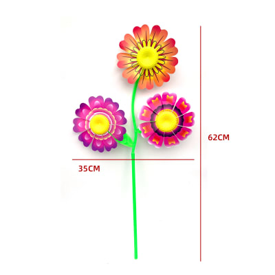 REMOLINO MOLINO DE VIENTO 3 FLORES 35*62cm1