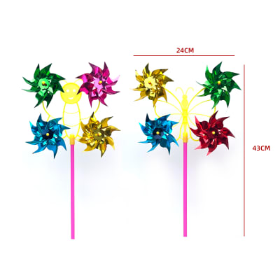 REMOLINO MOLINO DE VIENTO 4 FLORES 24X43CM1