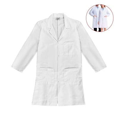 DELANTAL BLANCO UNISEX TALLA S/M/L/XL/2XL/3XL1