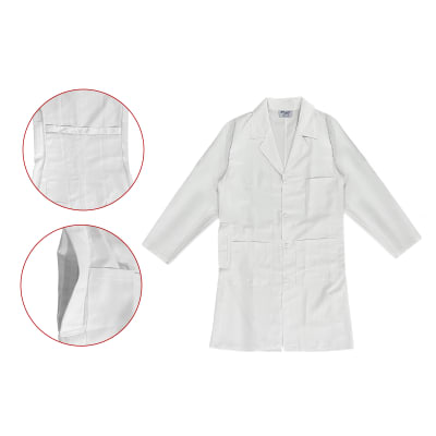 DELANTAL BLANCO HOMBRE TALLA S/M/L/XL/2XL/3XL1