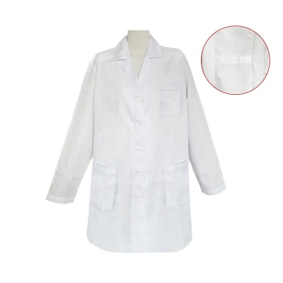 DELANTAL BLANCO MUJER S-M-L-XL-2XL-3XL1