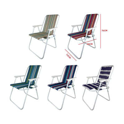 SILLAS DE PLAYA DISEÑO RAYAS 52X48X76cm1