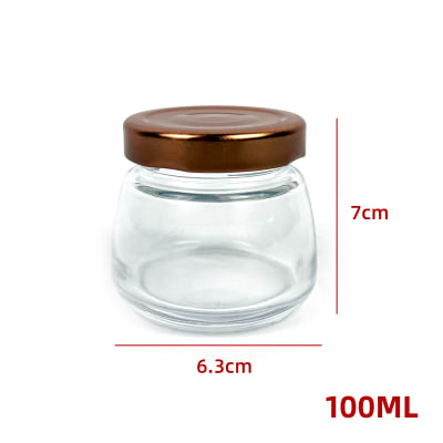 FRASCO DE VIDRIO  CON TAPA ALUMINIO  CAPACIDAD 100 ML1