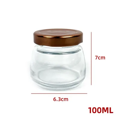 FRASCO DE VIDRIO  CON TAPA ALUMINIO  CAPACIDAD 100 ML1