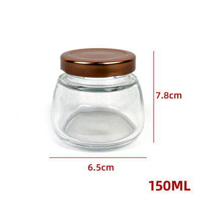 FRASCO DE VIDRIO CON TAPA ALUMINIO 150 ML1