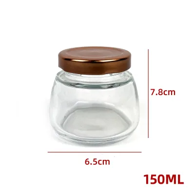 FRASCO DE VIDRIO CON TAPA ALUMINIO 150 ML1