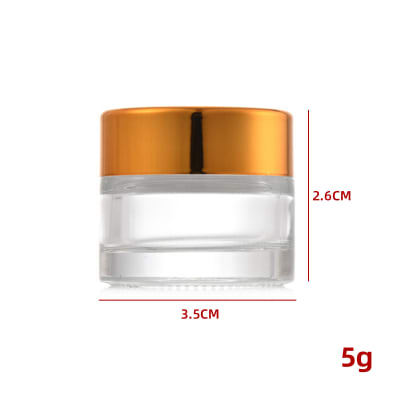 FRASCO VIDRIO PEQUEÑO COSMETICO 5 G1
