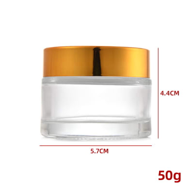 FRASCO VIDRIO PEQUEÑO COSMETICO 50G1