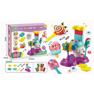 MAQUINA PARA HACER HELADOS PLASTICINA DE COLORES1