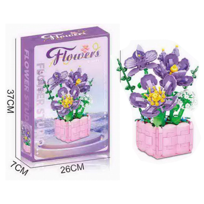 FLOR CON CESTO ARMABLE 583 PCS1
