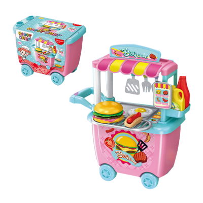 SET MALETA CARRO DE COMIDA RAPIDA1