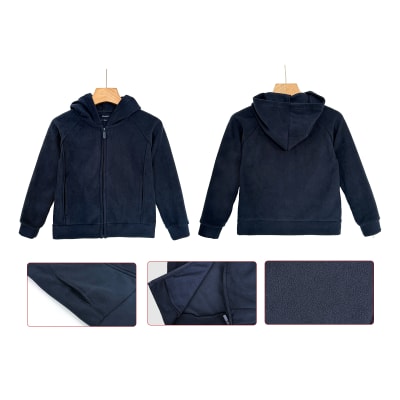 POLERON POLAR ESCOLAR UNISEX AZUL MARINO | TALLAS 6 A 121