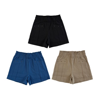 SHORT MUJER AJUSTE ELASTICO TALLAS Y COLORES SURTIDOS1