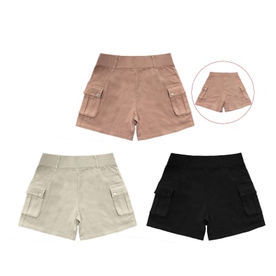 SHORT LOLA CON BOLSILLOS CARGO M-L/L-XL/XL-XXL COLORES1