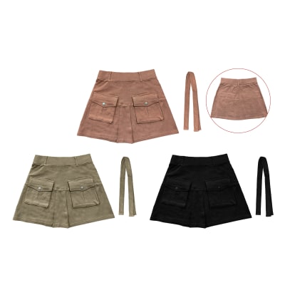 FALDA CINTURON MUJER BOLSILLOS CARGO TALLAS COLORES SURTIDOS1