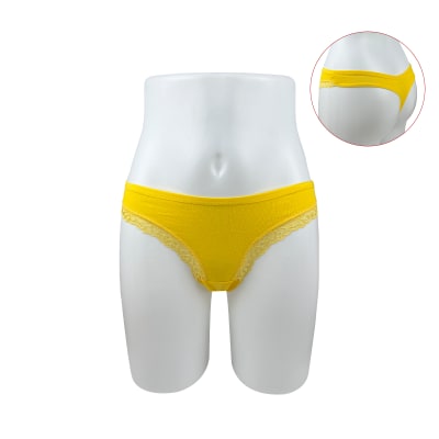 COLALESS LOLA ENCAJES SEXY AMARILLO TALLAS M-XL1