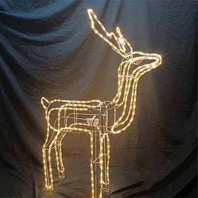 Decoración ciervo navideño solar 120CM1