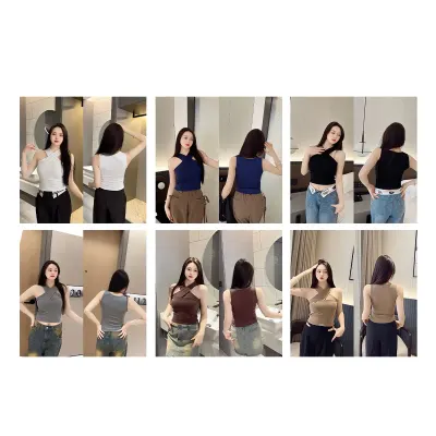 POLERA CRUZADO CUELLO HALTER MUJER1