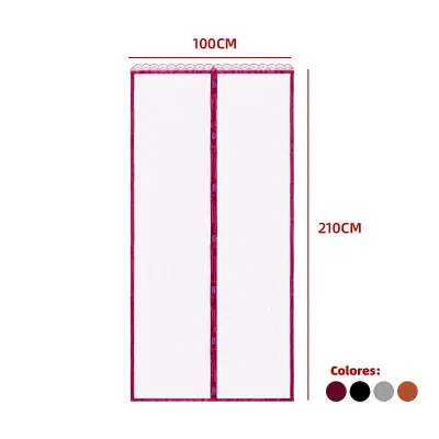 CORTINA MALLA MOSQUITERA RAYADA 100X210CM1