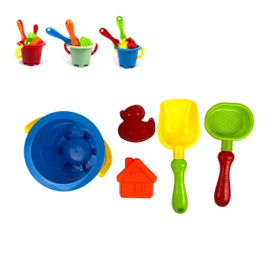 SET DE PLAYA CON BALDE Y ACCESORIOS  24X17X9CM1