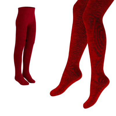 BALLERINA ESCOLAR COLOR ROJO LINEA ALGODON TALLAS 5-6 | 12 UNID1