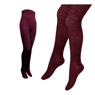 BALLERINA ESCOLAR COLOR BURDEO LINEA ALGODON TALLAS 07-08 | 12 UNID1