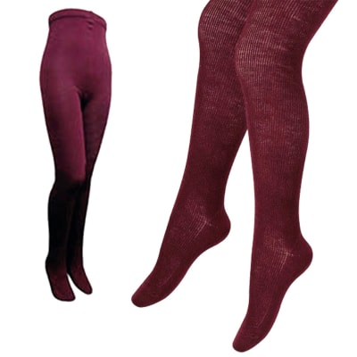 BALLERINA ESCOLAR COLOR BURDEO LINEA ALGODON TALLAS 09-10 | 12 UNID1