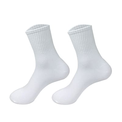 CALCETINES MEDIAS DEPORTIVAS JUVENIL BLANCOS1