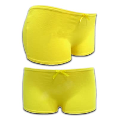 PANTALETA DE MUJER COLOR AMARILLO | 12 UNID1