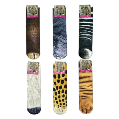 CALCETINES UNISEX CON DISEÑO DE PATA DE TIGRE1