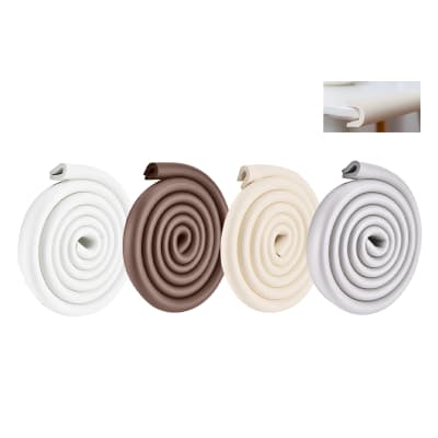 BURLETE PROTECTOR PARA BORDES GOMA 3.5X1.2X200CM |12 UNID1