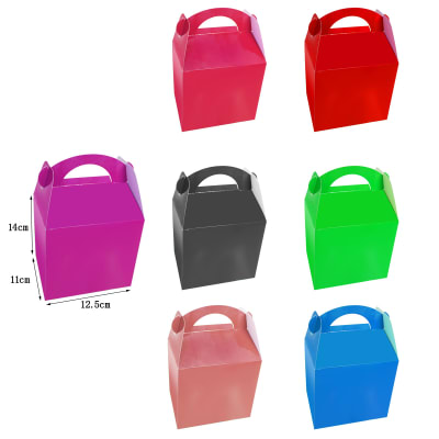 CAJAS DE REGALO COLOR LISO MALETIN 14X11X12.5CM | 12 UNID1