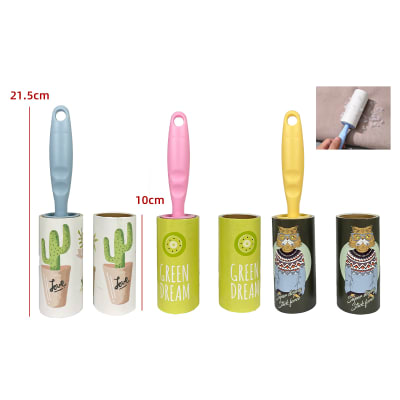 PACK 2 RODILLO SACA PELUSAS 60 LAMINAS CON REPUESTO1