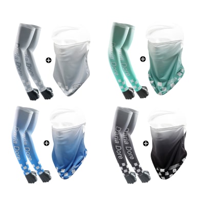 MANGA DE PROTECCION SOLAR UV DISEÑO PUNTOS 50X11.5X9CM | 12 UNID1