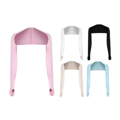 MANGA DE PROTECCION SOLAR UV SIN DISEÑO COLOR LISO 75X10X16CM | 12 UNID1