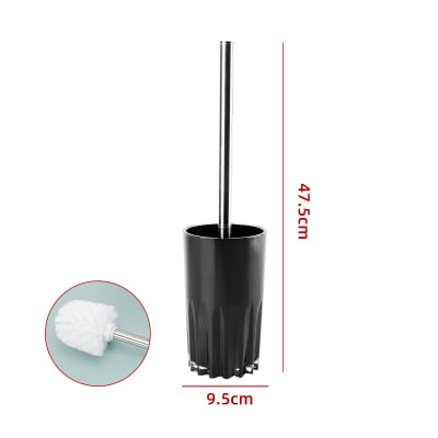 ESCOBILLERO DE BAÑO COLOR NEGRO 47.5x9.5x8.5 cm1