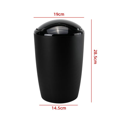 PAPELERA NEGRO 28.5x19x14.5cm1