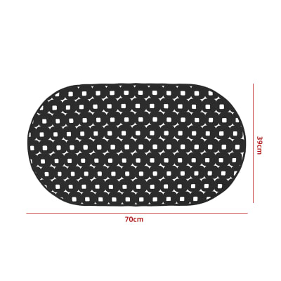 ALFOMBRA DE GOMA ANTIDESLIZANTE 70x39 CMS COLOR NEGRO1