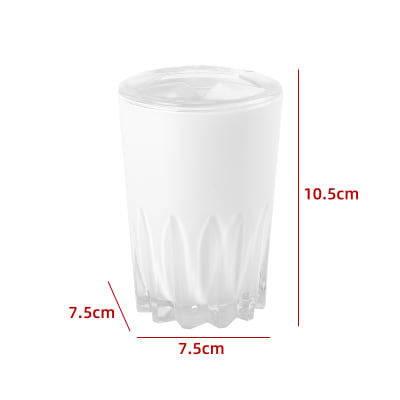 PORTACEPILLO DE DIENTES BLANCO 10.5X7.5X7.5CM1