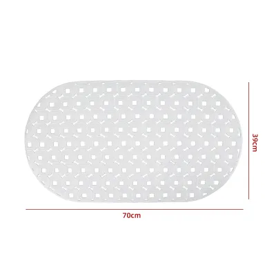 ALFOMBRA DE GOMA ANTIDESLIZANTE DUCHA 70X39 BLANCO1