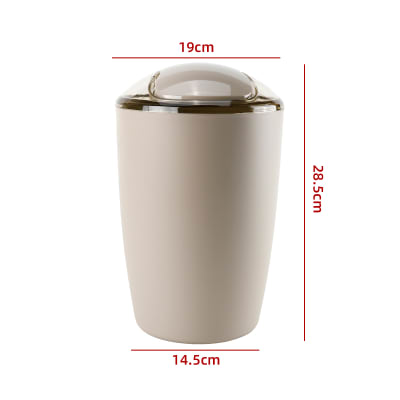 PAPELERO BEIGE CON TAPA 28.5X19X14.5CM1