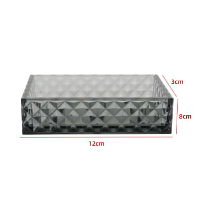 JABONERA TRANSPARENTE GRIS 12X8X3CM1