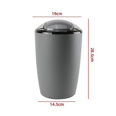 PAPELERA GRIS 28.5X19X14.5CM1