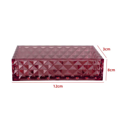 JABONERA TRANSPARENTE BURDEO 12X8X3CM1