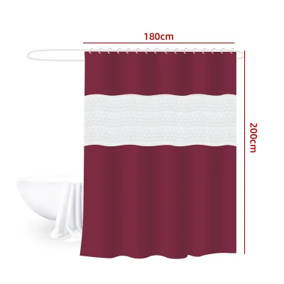 CORTINA DE DUCHA 180*200 BURDEO1