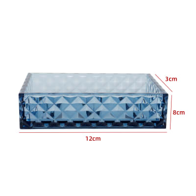 JABONERA TRANSPARENTE AZUL 12X8X3CM1