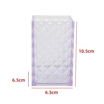 VASO DE BAÑO BEIGE 10.5X6.5X6.5CM 1