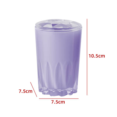 PORTA CEPILLO DE DIENTE LILA 10.5X7.5X7.5CM1