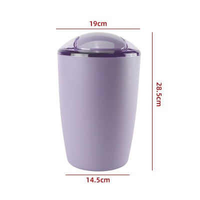 PAPELERO LILA CON TAPA 28.5X19X14.5CM1